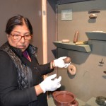 Arqueologa Lucy S. Salazar (foto Museo MachuPicchu)