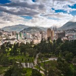 Elevated view of Quito, Ecuador