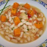 SOPA DE CALABAZA Y HABICHUELAS