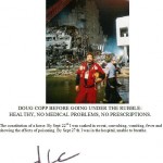 FOTO Douglas Coop, en la zona cero en WTC