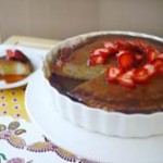 flan de fresa