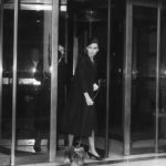 Audrey Hephburn at Hassler Hotel near Spanish Steps in Rome Photo courtesy Hassler Hotel, Rome, Italy with Mr. Famous her dog-