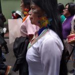 Desde la Amazonía llegaron indígenas que protestaron por el deterioro de su entorno ambiental